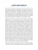 Dolor ¿POR QUÉ DUELE?