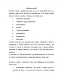 ¿Qué Aprendí? Orientación I