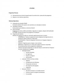 UTILERÍAS Programas Proceso. Página 1