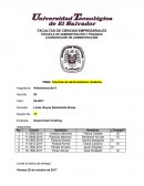 Técnicas de administración moderna
