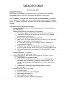 PARASITOLOGÍA GENERALIDADES EVOLUCIÓN HISTÓRICA
