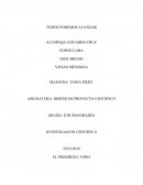 ASIGNATURA: DISEÑO DE PROYECTO CIENTIFICO