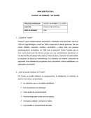 ANALISIS PELICULA - UN HOMBRE Y SU SUEÑO