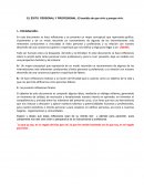 EL ÉXITO PERSONAL Y PROFESIONAL: El sentido de que vivir y porque vivir