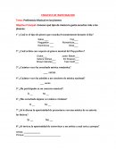 Encuesta Tema: Preferencia Musical en los jóvenes