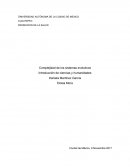 Complejidad de los sistemas evolutivos Introducción de ciencias y humanidades