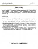 Estructura de una encuesta de clima