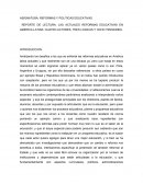 LAS ACTUALES REFORMAS EDUCATIVAS EN AMERICA LATINA: CUATRO ACTORES, TRES LOGICAS Y OCHO TENSIONES.