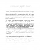 ESTRUCTURA DE LA PLANIFICACIÓN EN COLOMBIA