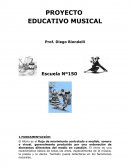 PROYECTO EDUCATIVO MUSICAL