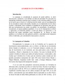 ANARQUIA EN COLOMBIA