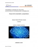 Enunciados y prepocisiones