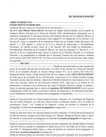 INSPECCION OCULAR ELECTORAL. Página 1