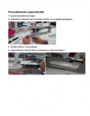 Laboratorio. Procedimiento experimental