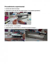 Laboratorio. Procedimiento experimental. Página 1