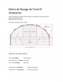 Retiro de Rezaga de Túnel El Sinaloense