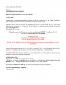 Cotización servicio de hospedaje