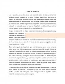LOS 4 ACUERDOS. Página 1