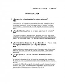 COMPONENTES ESTRUCTURALES. Página 1