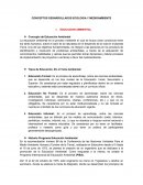 CONCEPTOS DESARROLLADOS ECOLOGIA Y MEDIOAMBIENTE