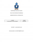 FACULTAD DE CIENCIAS ECONOMICAS ADMINISTRACION DE LA PRODUCCION