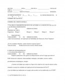 Toma de lectura Producción de textos escritos Cálculo mental