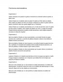 Fenómenos electroestáticos Experimento 1