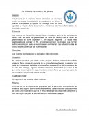 La violencia de pareja y de género