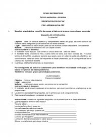 Fichas informativas “ORIENTACION EDUCATIVA”. Página 1