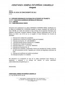 ASUNTO: SOLICITUD AUDIENCIA ENTREGA DE VEHICULO