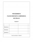 PLAN DE RESPUESTA A EMERGENCIA