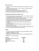 Política de la clase