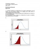 La probabilidad de que el tiempo promedio para la elaboración de un examen sea de menos de 44.8 minutos