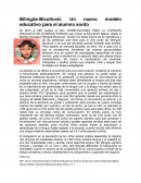 Bilingüe-Bicultural. Un nuevo modelo educativo para el alumno sordo