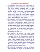 Problemas de genética mendeliana