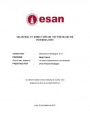 MAESTRÍA EN DIRECCIÓN DE TECNOLOGÍAS DE INFORMACIÓN