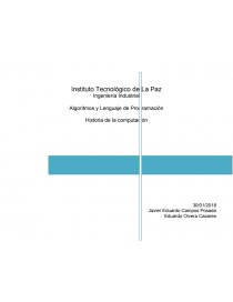 Algoritmos y Lenguaje de Programación. Página 1
