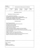 PROCEDIMIENTOS NORMALIZADOS DE OPERACIÓN