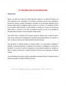El sistema educativo mexicano CASO DE ESTUDIO 1