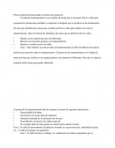 Plan de mantenimiento basado en protocolos genéricos