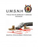 BALISTICA “FACULTAD DE DERECHO Y CIENCIAS SOCIALES”