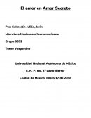 El amor en Amor Secreto de Manuel Payno