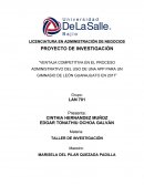 VENTAJA COMPETITIVA “VENTAJA COMPETITIVA EN EL PROCESO ADMINISTRATIVO DEL USO DE UNA APP PARA UN GIMNASIO DE LEÓN GUANAJUATO EN 2017”