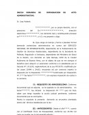 INICIA DEMANDA DE IMPUGNACION DE ACTO ADMINISTRATIVO