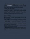 Discriminación de género hacia la mujer