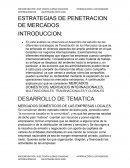 Estrategias de penetracion de mercado