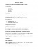 Titulo Existen requisitos generales y requisitos particulares.