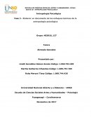 Elaborar un documento de los enfoques teóricos de la antropología psicológica