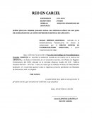 Escrito de registro de sentencia
