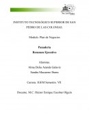 Resumen ejecutivo de panaderia